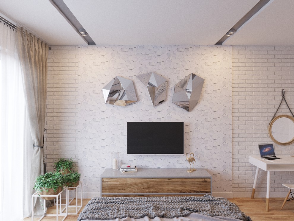 #Нордический шик-проект трех-комнатной квартиры в ЖК«SAMPRO», создан для молодо