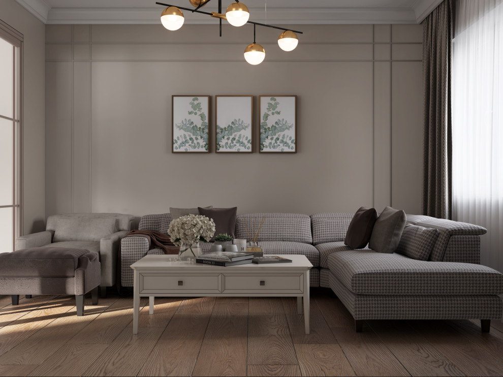 Двухуровневая квартира для пары со взрослым сыном