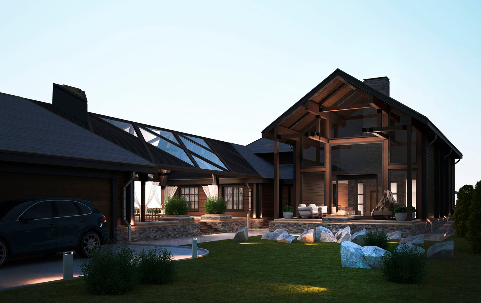 Обложка проекта: Проект дома из профилированного бруса