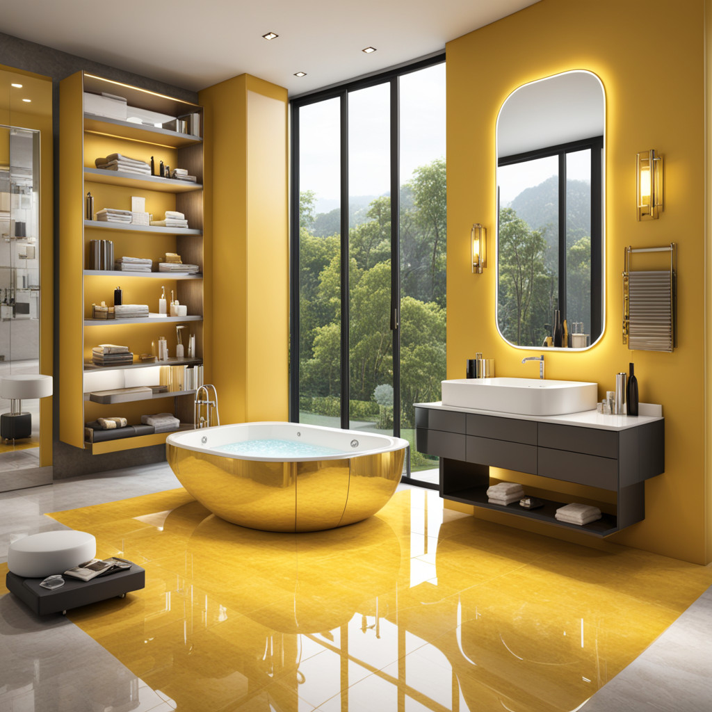 Ванная комната созданная ИИ