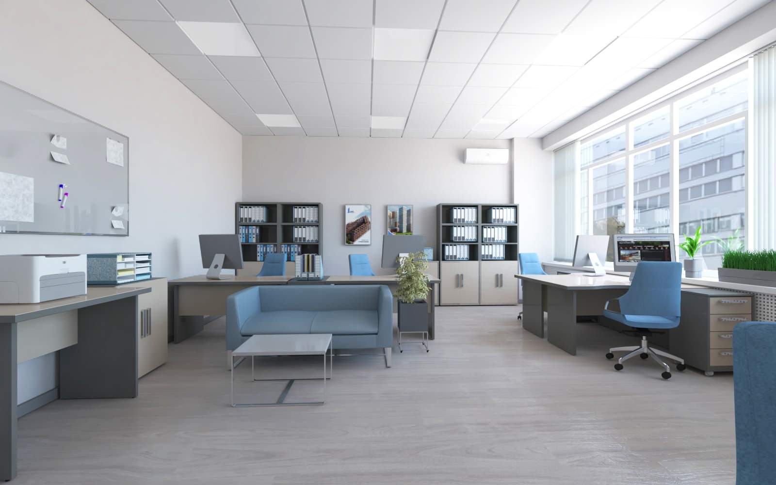 г.Москва, интерьер Офиса, м.Алексеевская