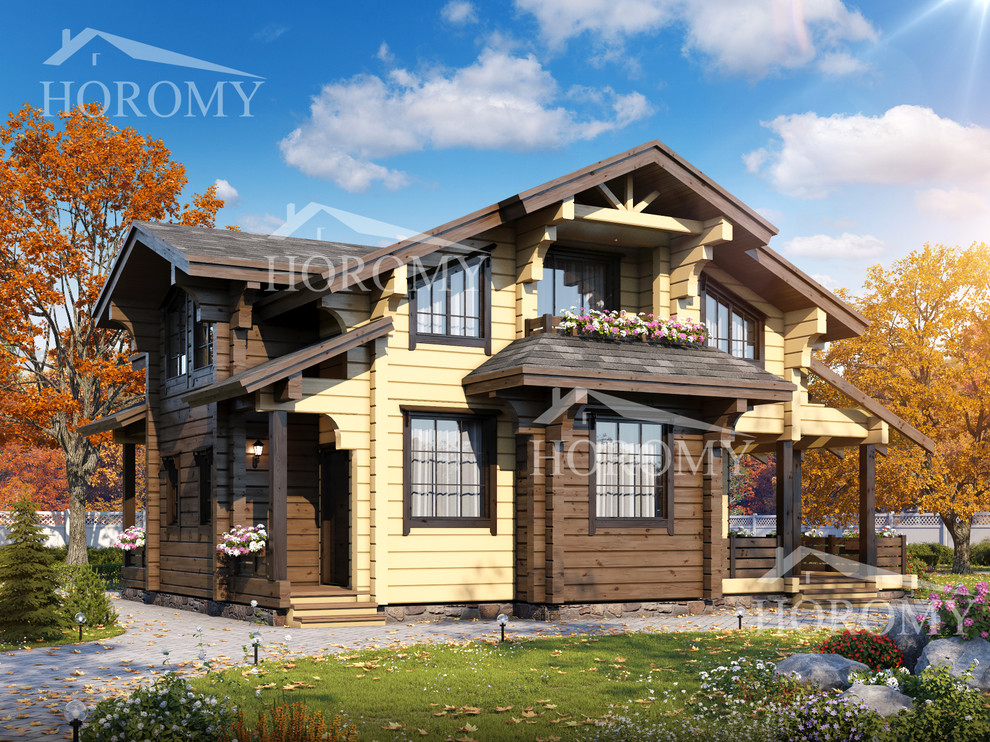 Проекты домов из клееного бруса