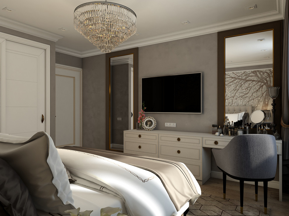 Обложка проекта: Дизайн спальни в классическом стиле