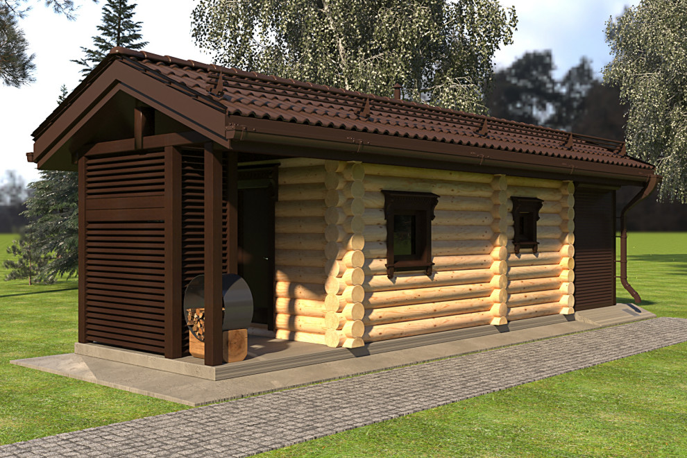 Баня - хозблок