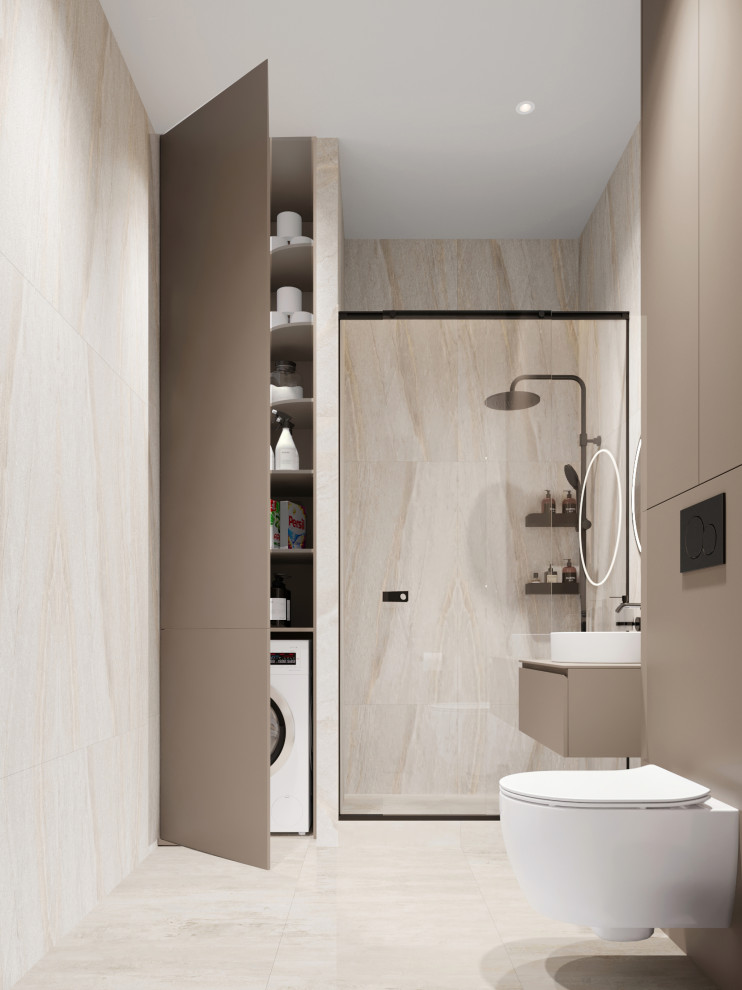 Ванная комната проект квартиры 57 кв