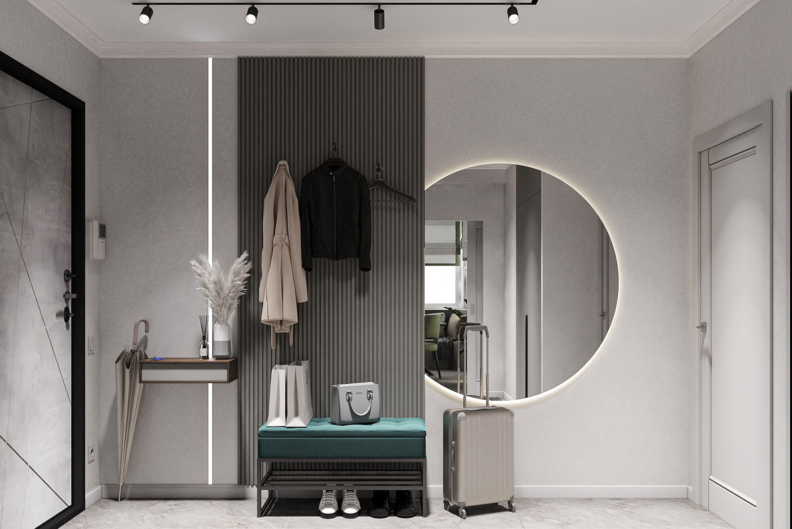 Квартира для одинокого мужчины в стиле лофт