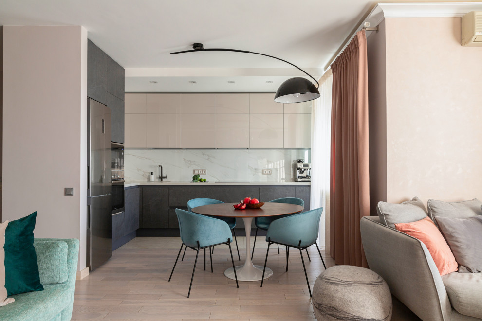 Квартира с природными фактурами в Одинцово