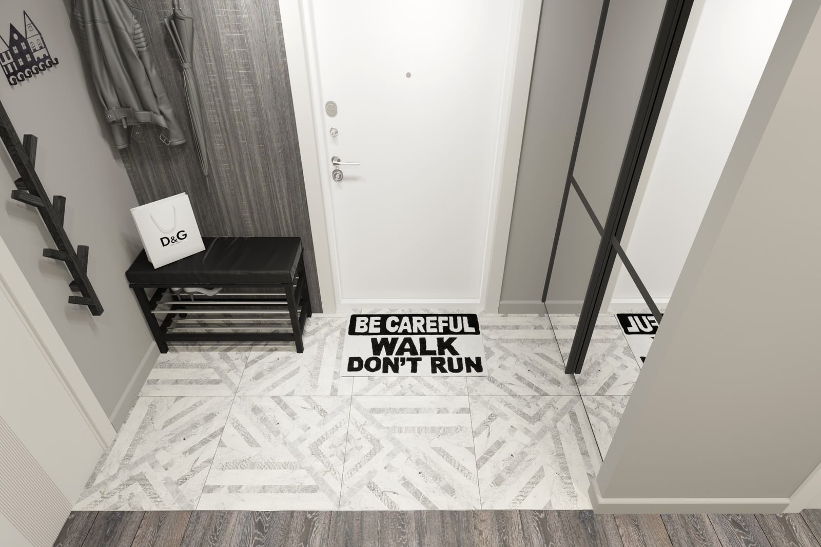 Двухкомнатная квартира 60 м2 в современном стиле в ЖК "Дмитровский Парк"