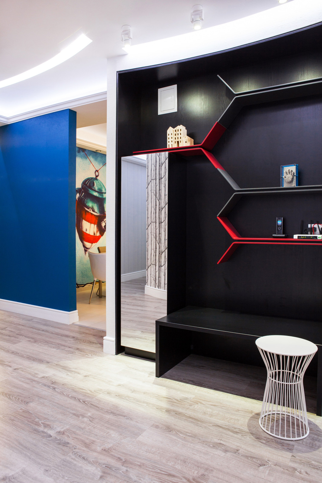 Квартира 250 м2 "Зима в скандинавском лесу"