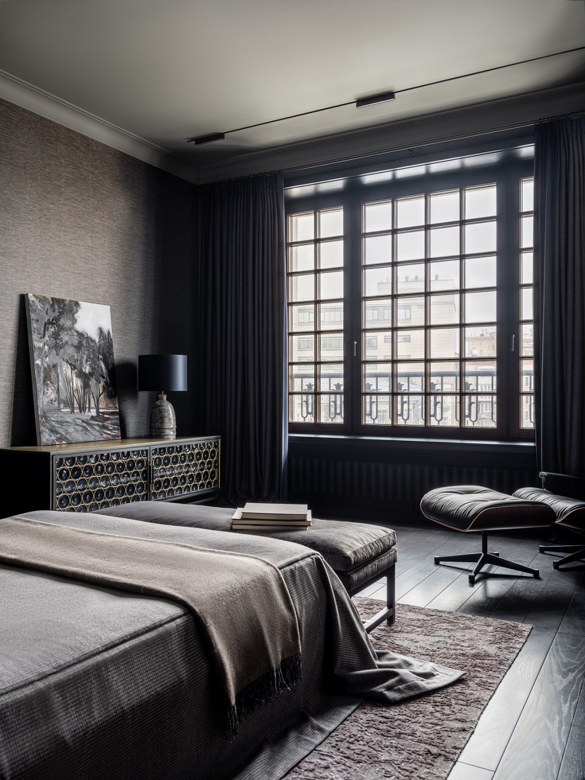 Квартира в стилистике брутализма