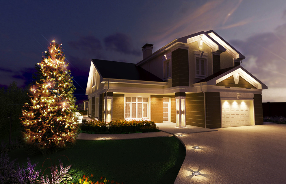 Обложка проекта: Освещение загородного дома