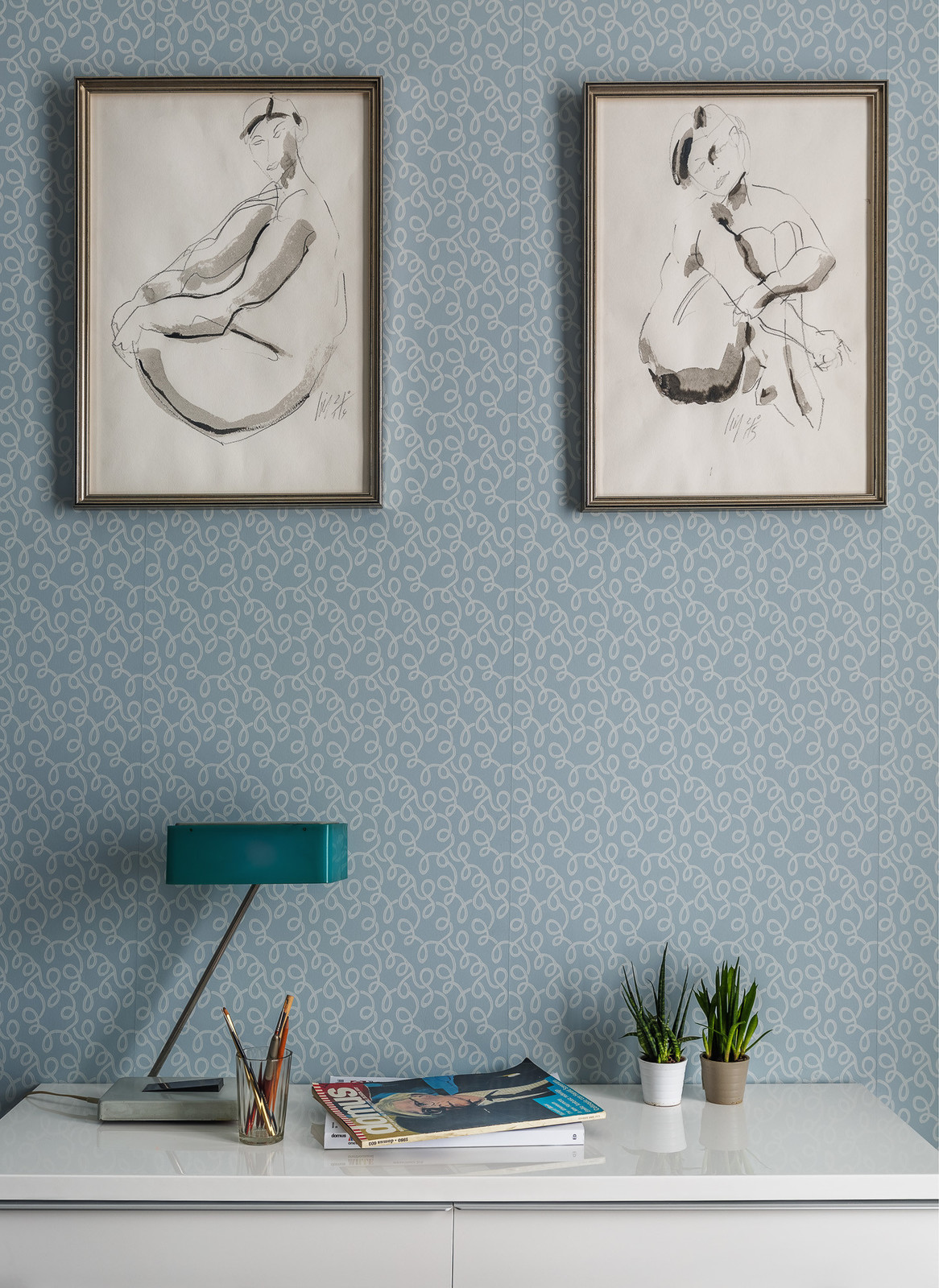 Квартира в Филях - Голубая спальня