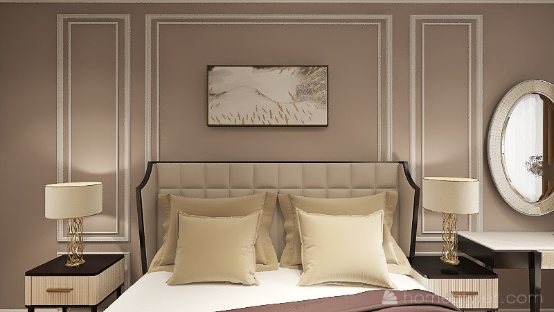 Проект  для молодой семьи в стиле неоклассика