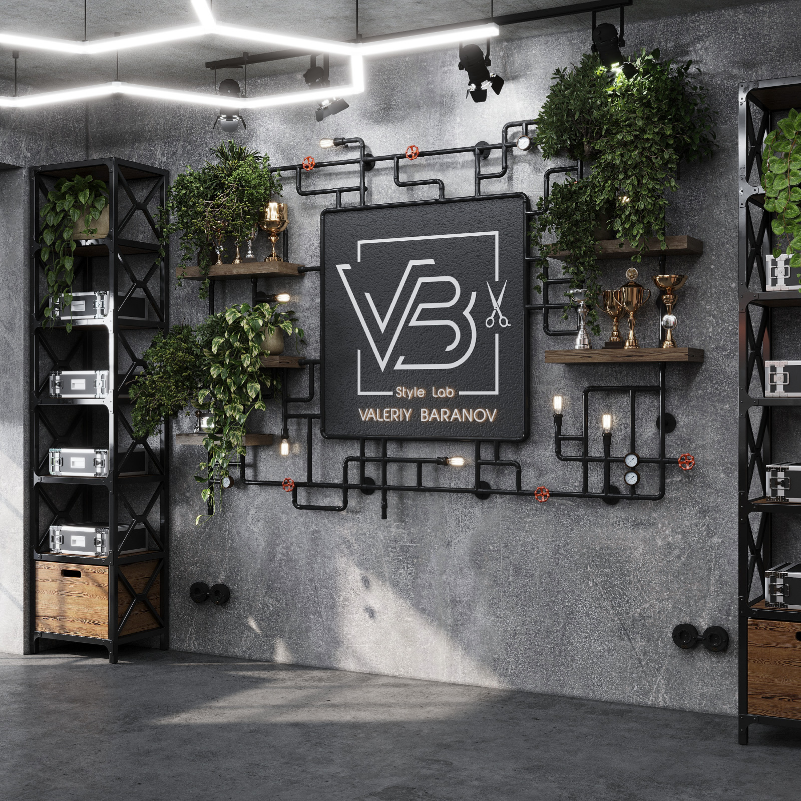 Дизайн барбершопа