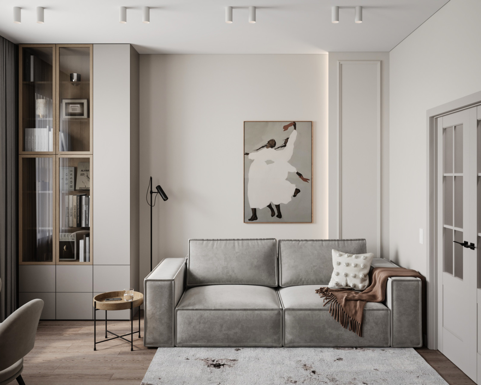 Дизайн-проект двухкомнатной сталинки, 53 кв.м