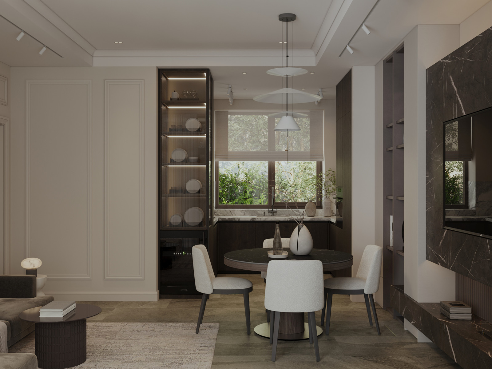 Загородный дом. Дизайн интерьера.