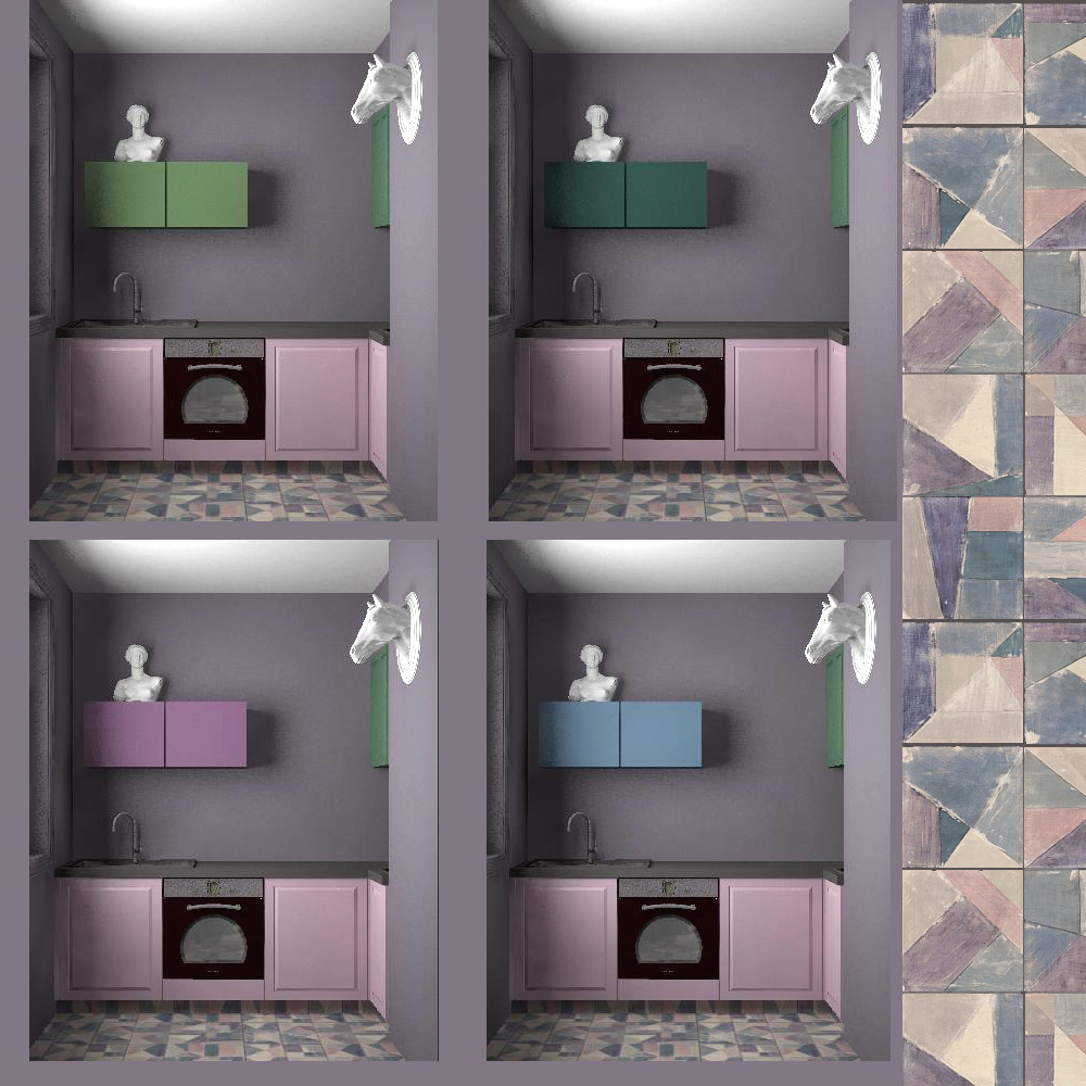 Обложка проекта: Авангард-кухня для Виктории