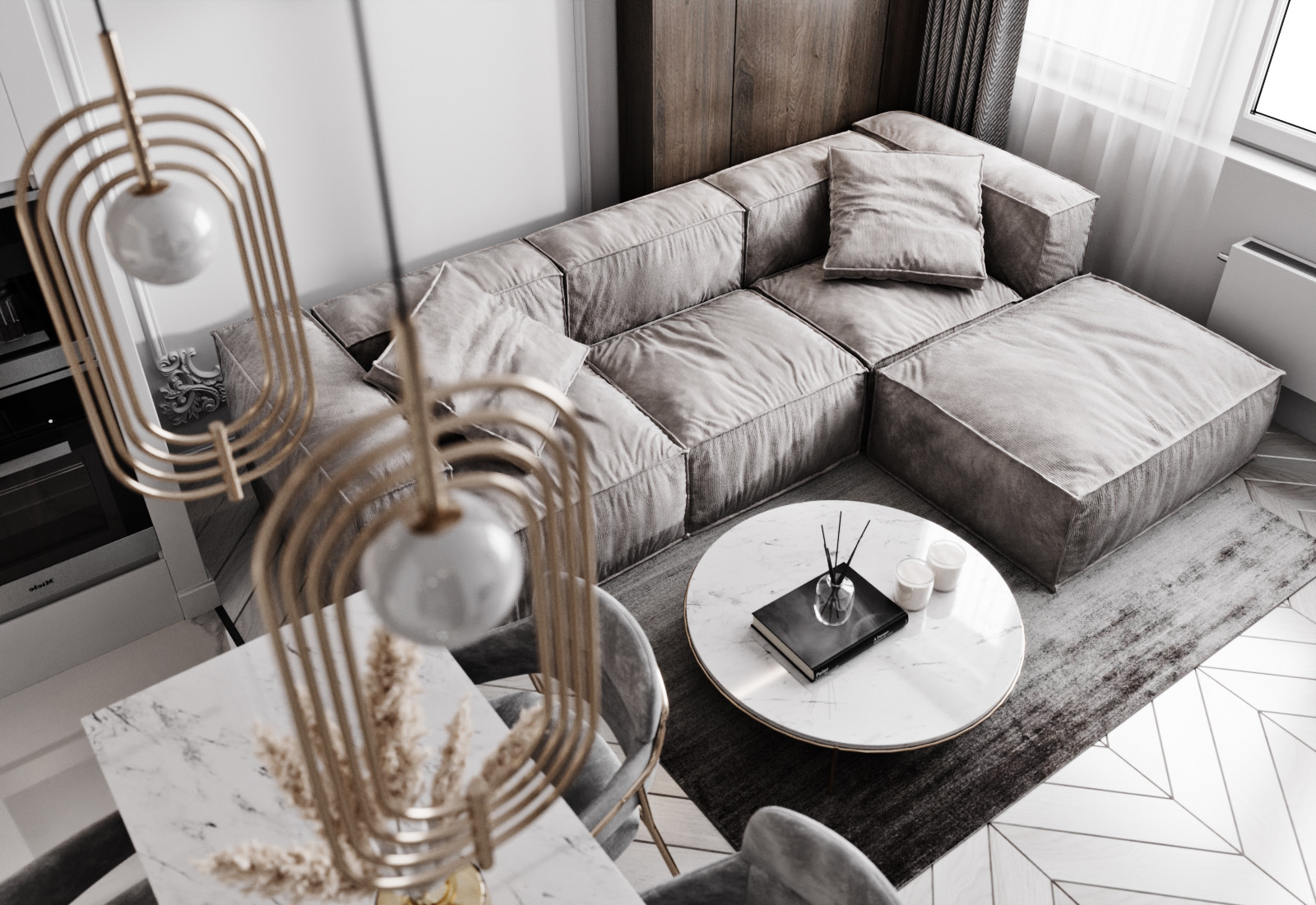 Квартира в стиле современная классика