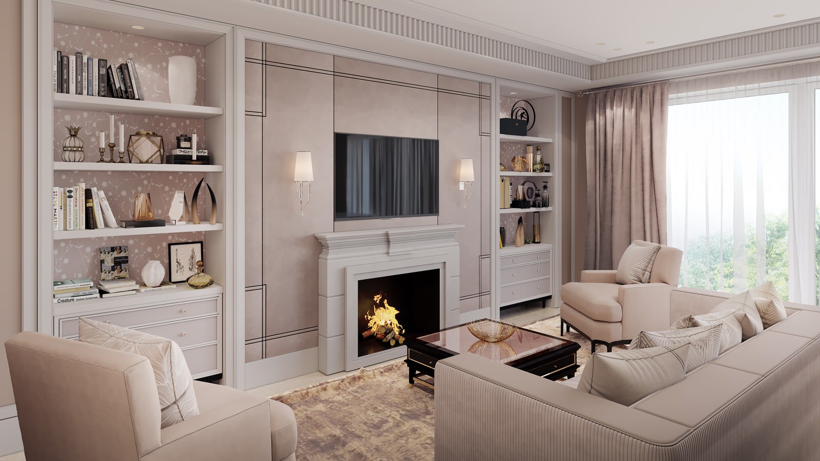 Драгоценные цвета роскошного дома