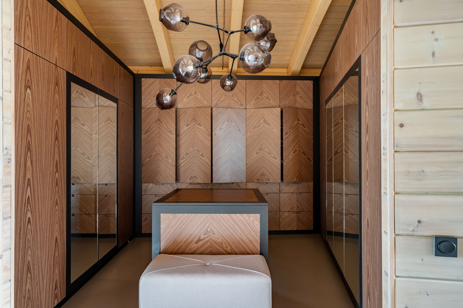 Гардеробная шпон