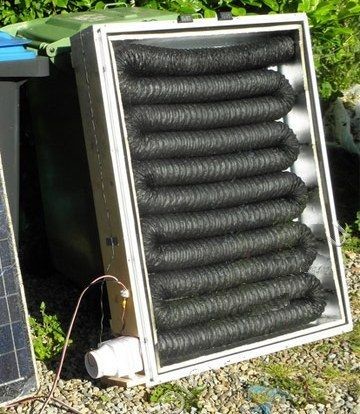 Своими руками: Солнечный коллектор для дачи