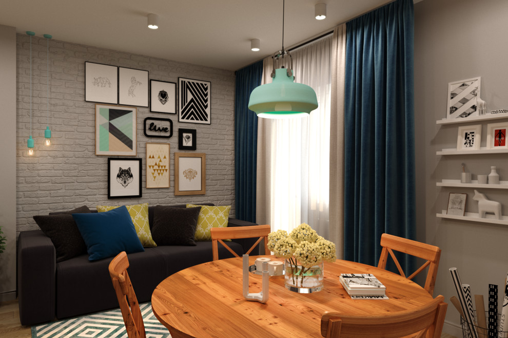 Квартира в сером