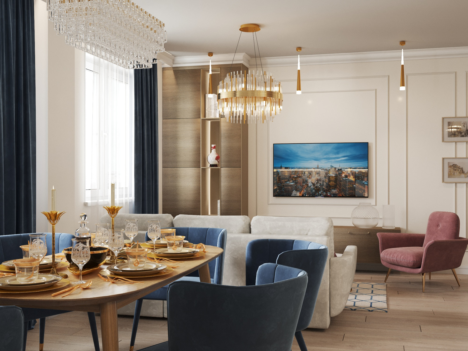 "Настроение праздника" Гостиная