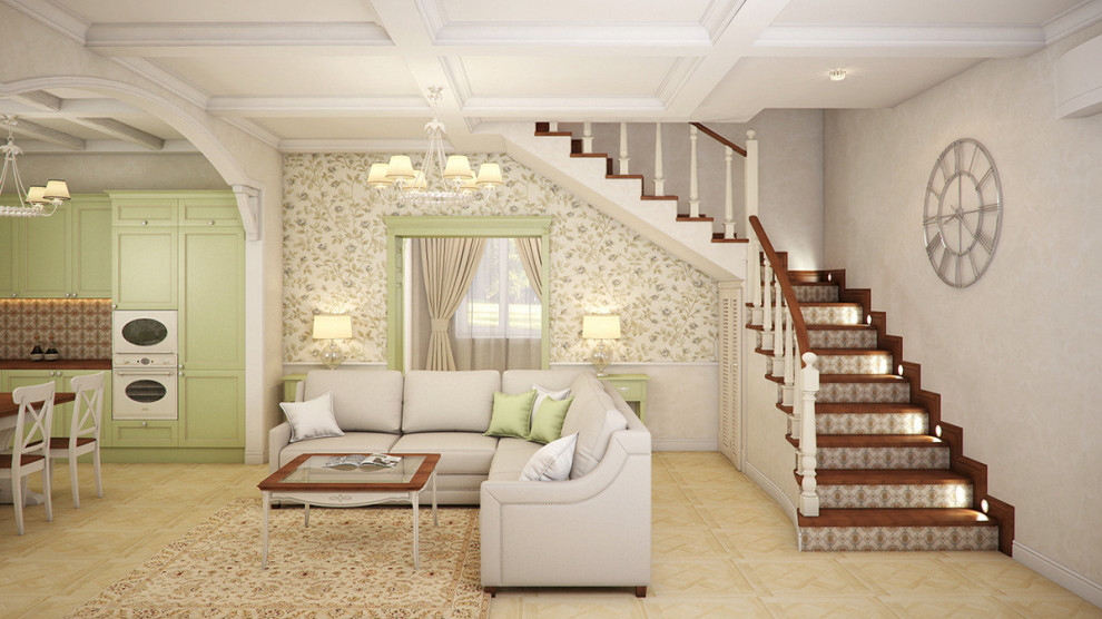 Дизайн проект дома в стиле "Прованс"