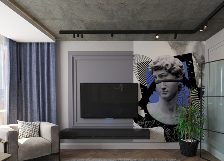 Обложка проекта: Кухня-гостиная ЖК Успенский