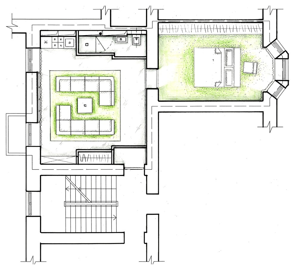 Концепция жилой студии