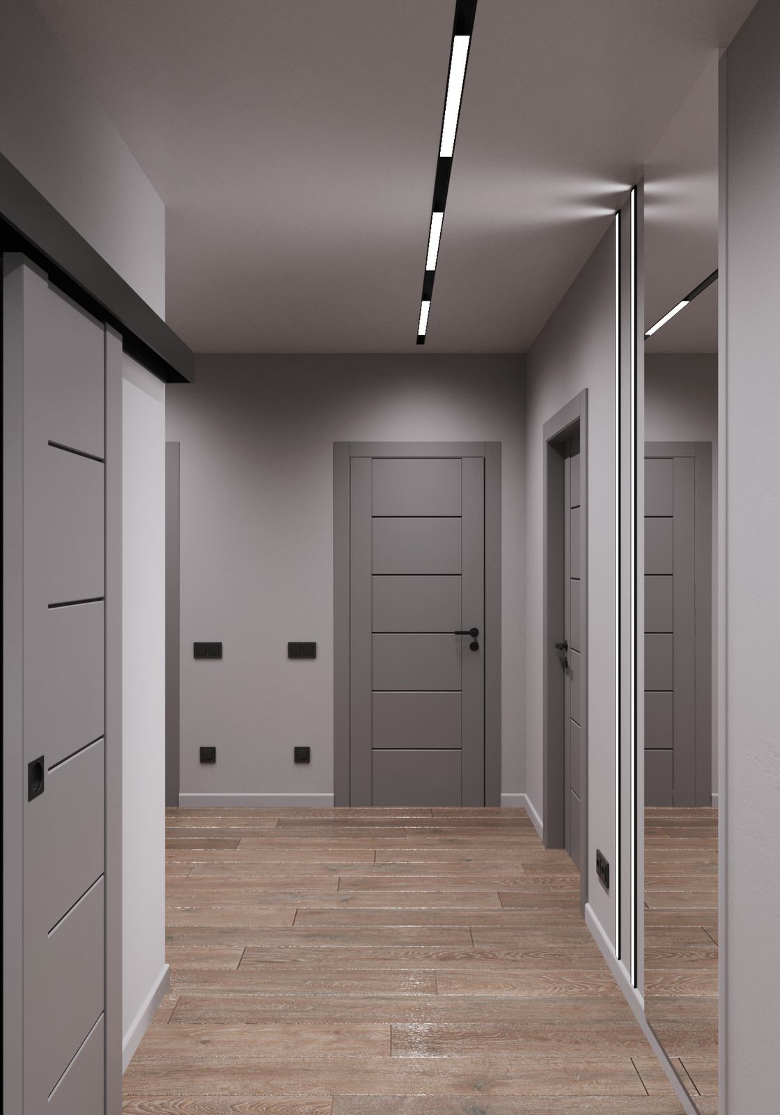 3-х комнатная квартира в одном стиле