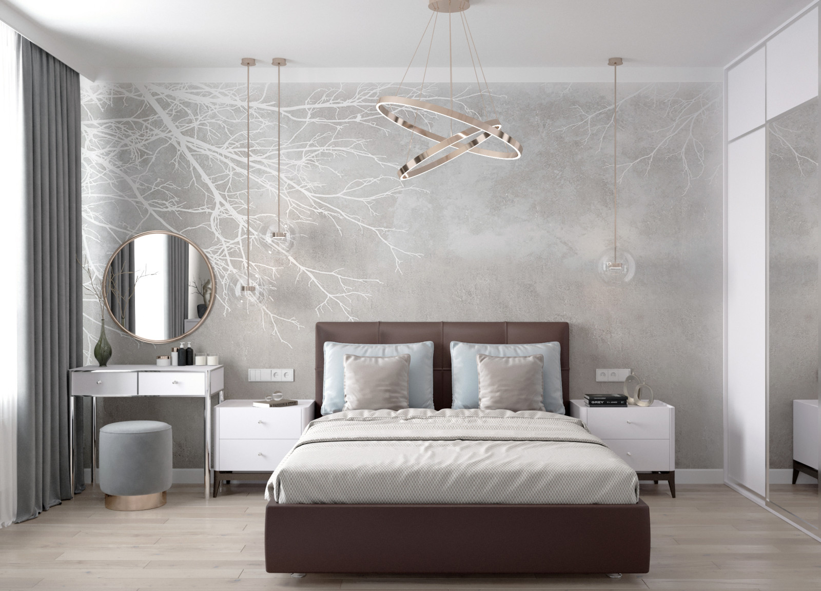 Проект квартиры в современном стиле в ЖК Скандинавия