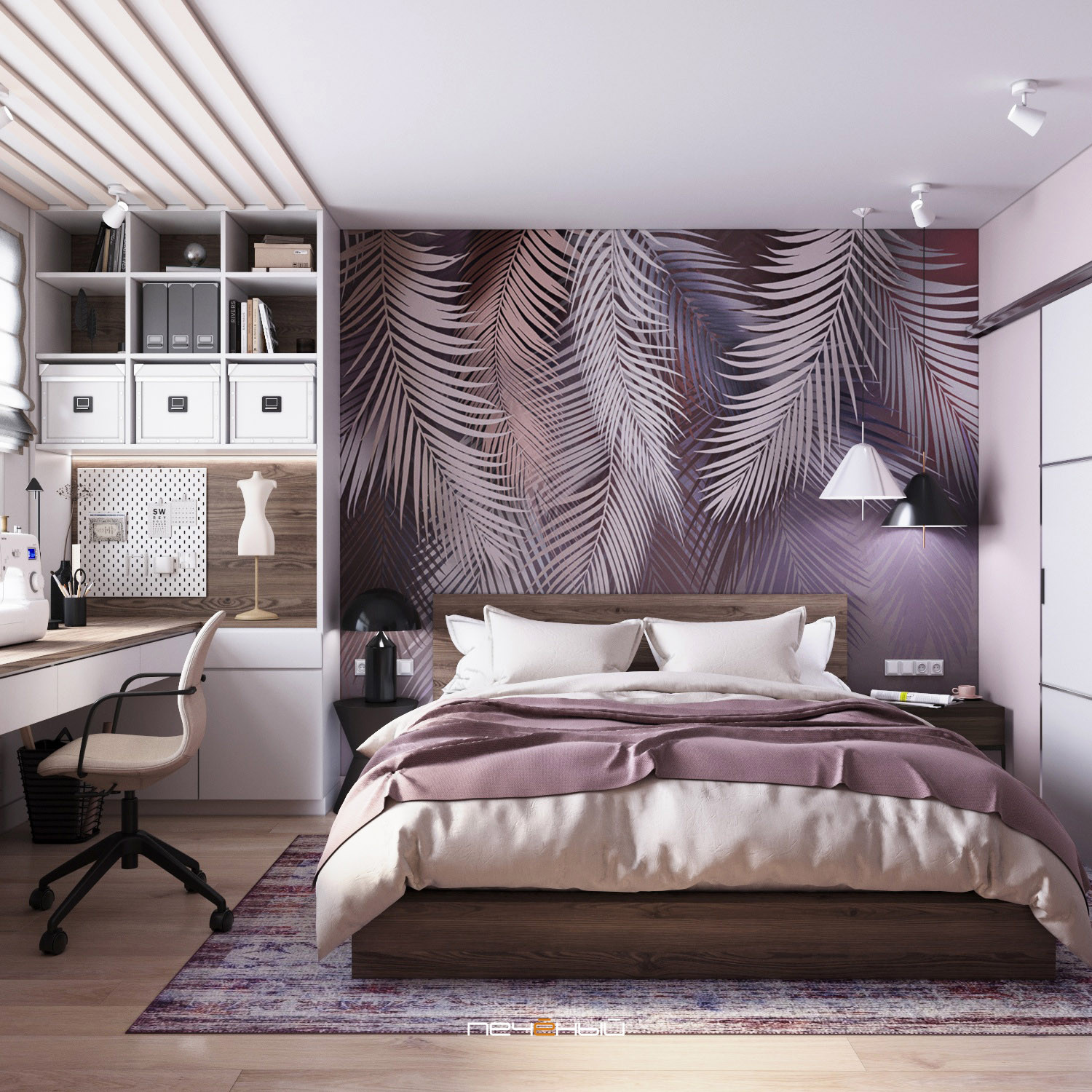 Квартира у Парижа с современным дизайном