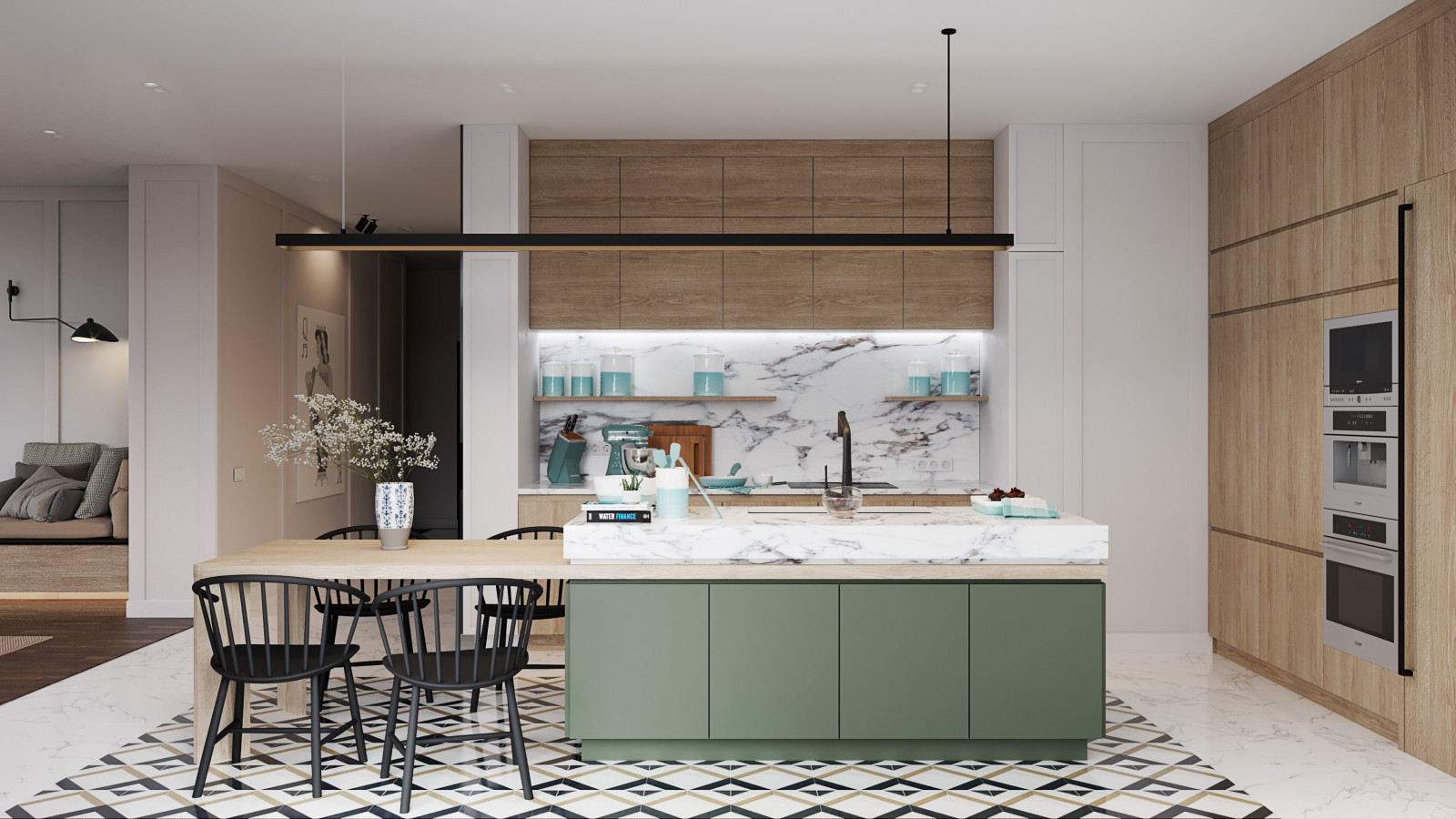 Дизайн проект интерьера квартиры в г. Киев