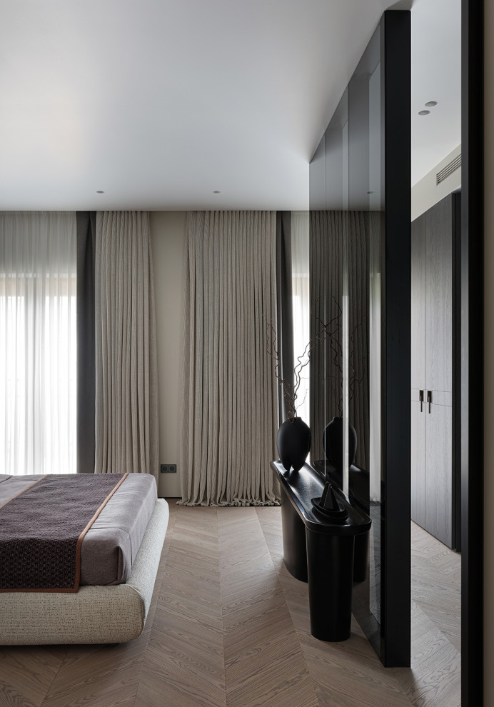 Монохромная квартира 90 м2 в центре Москвы