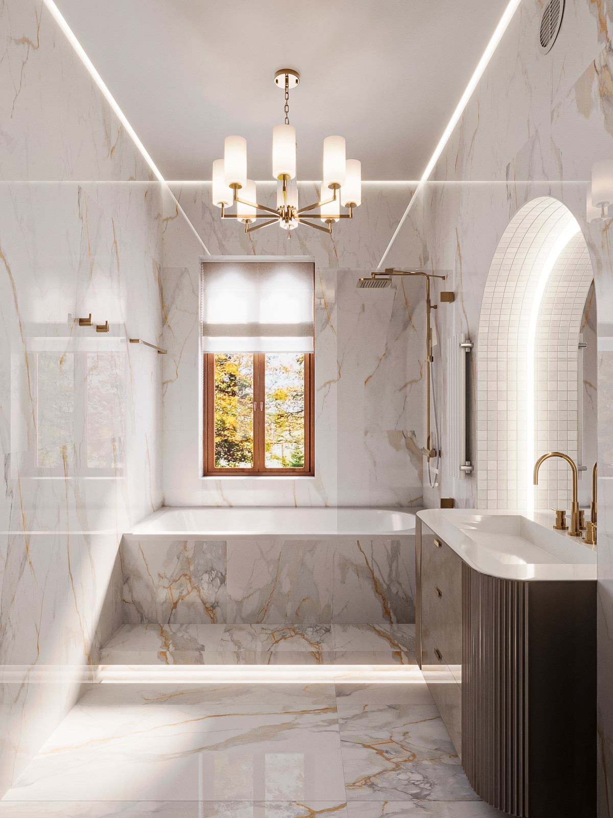 Дизайн-проект ванной комнаты