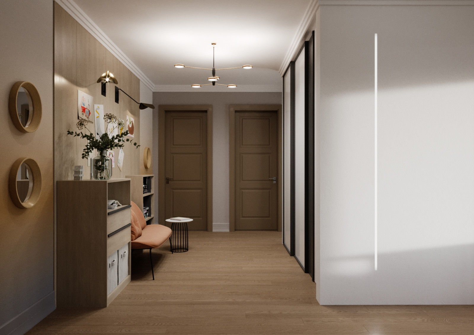 Квартира для семьи друзей.