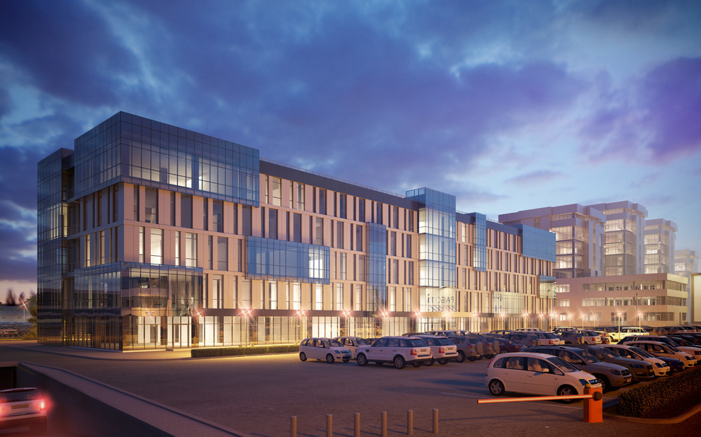 Административное здание со встроенной автопарковкой. Бизнес-центр "ВЕГА"