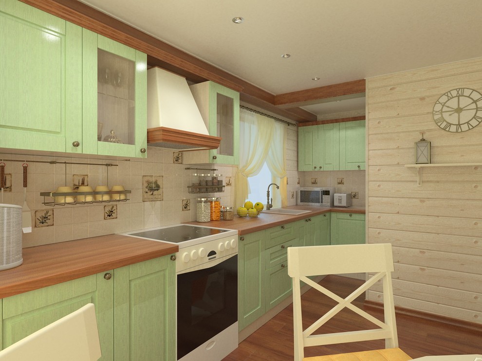 Интерьер брусового дома в д. Кузнецово, г. Красноярск