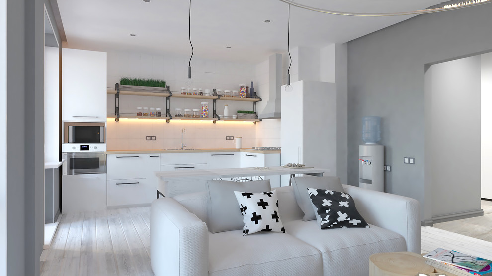 Квартира для молодой семьи в скандинавском стиле