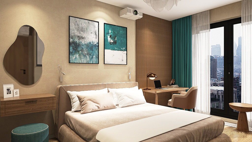 Проект трехкомнатной квартиры 66,8 кв.м.