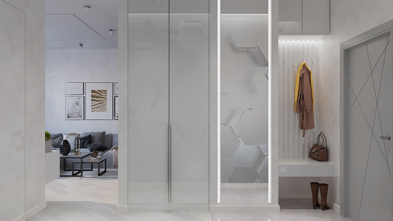 Квартира в светлых тонах