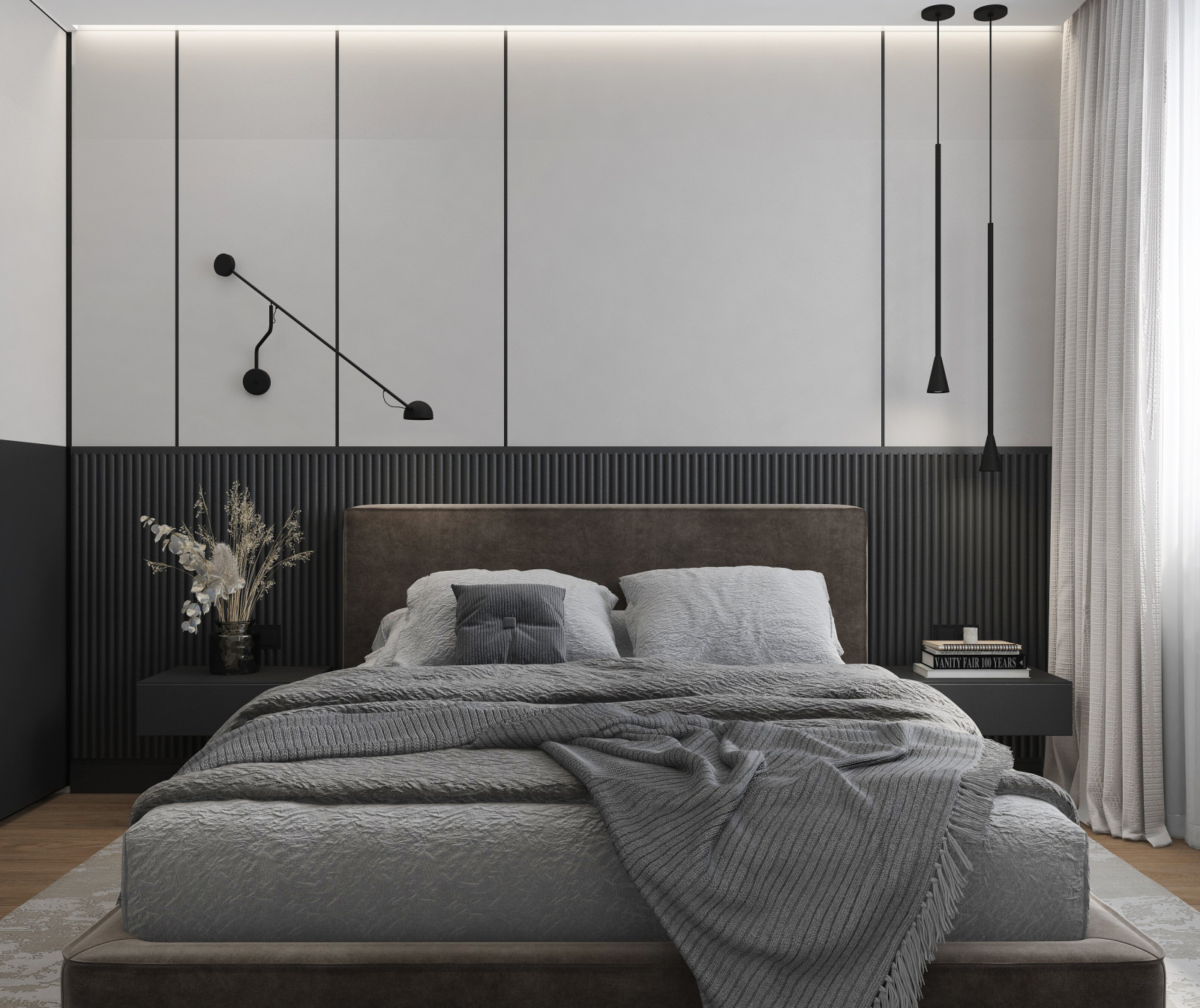 Обложка проекта: Дизайн-проект спальни в г . Москве