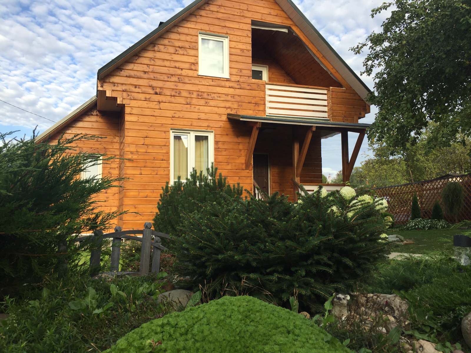 Покраска загородного дома