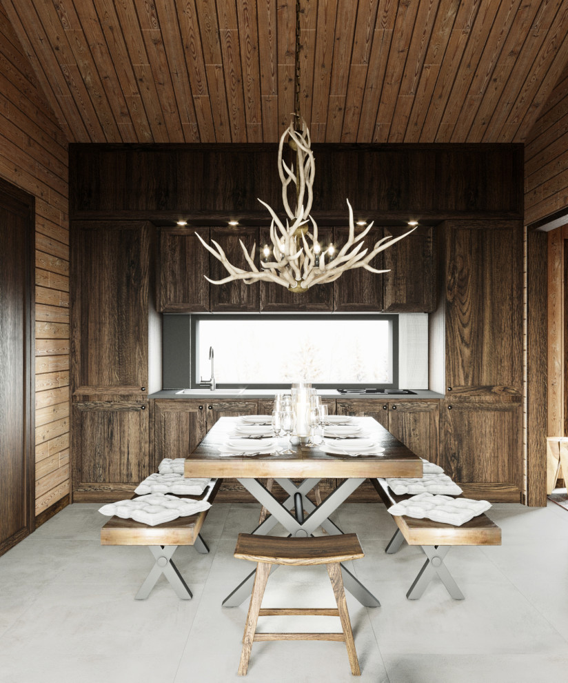 Интерьер бани в парк-отеле