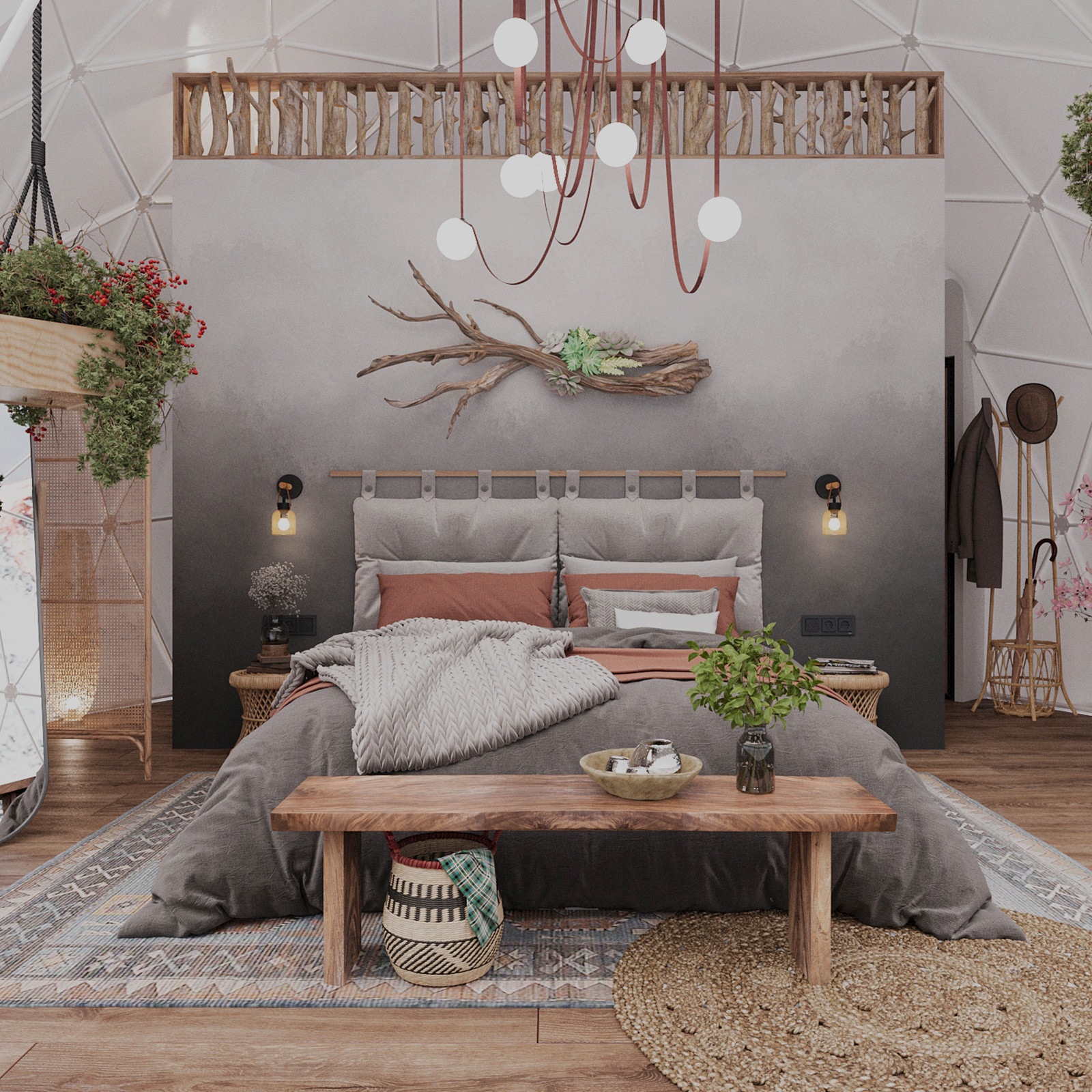 Дизайн-проект глэмпинга на Алтае.