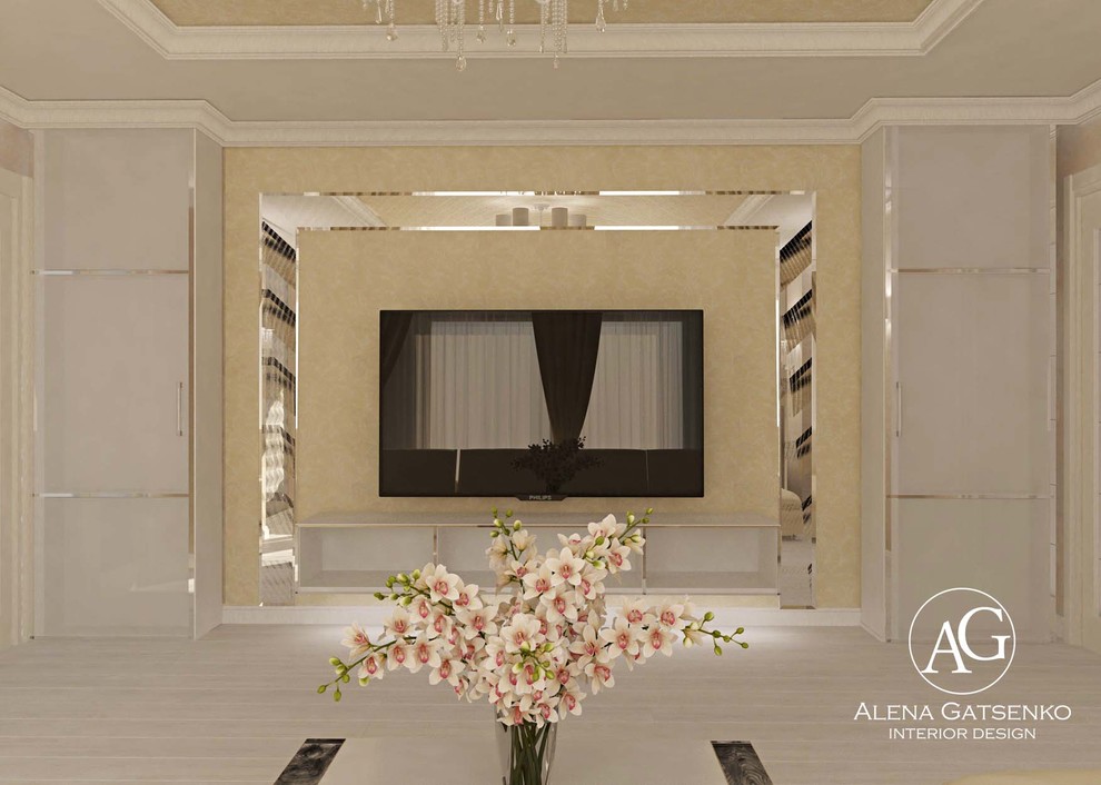 Дизайн частного дома в пастельных тонах