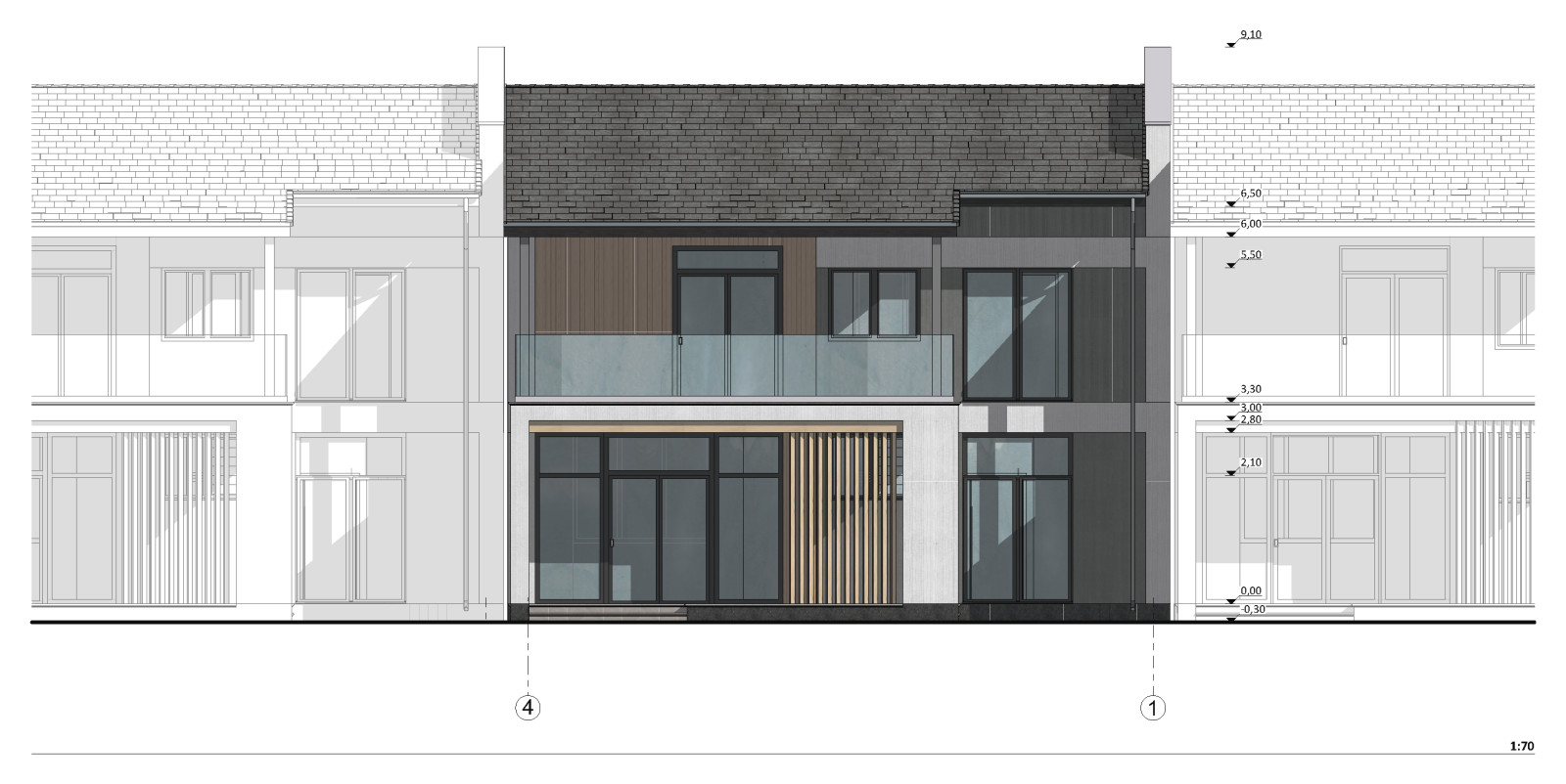 Блокированный жилой дом. Ставропольский район Самарской области
