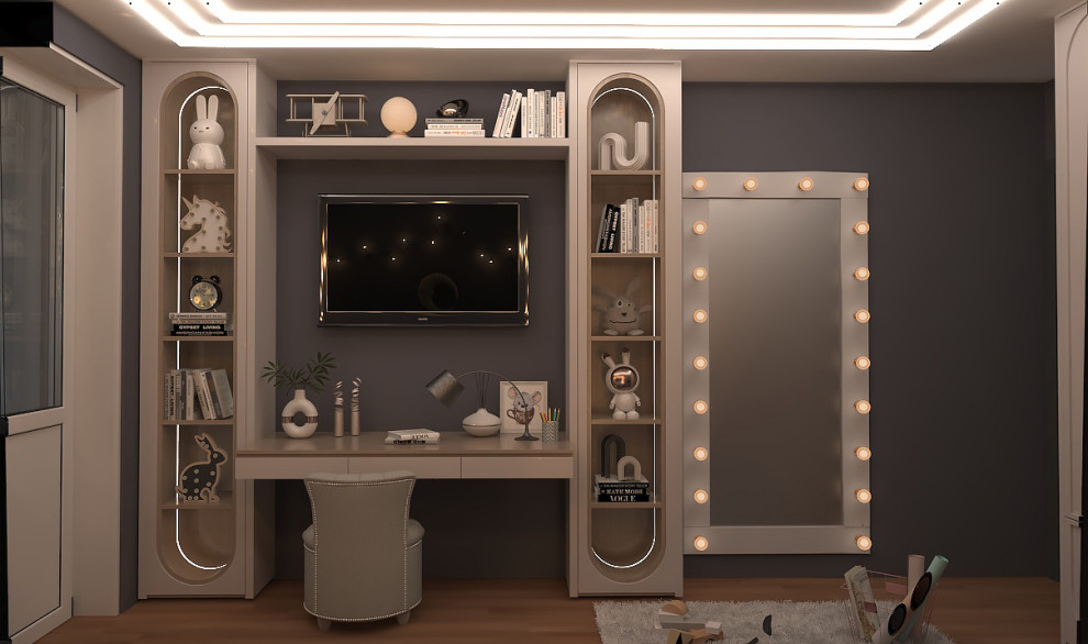 проходная кухня-студия