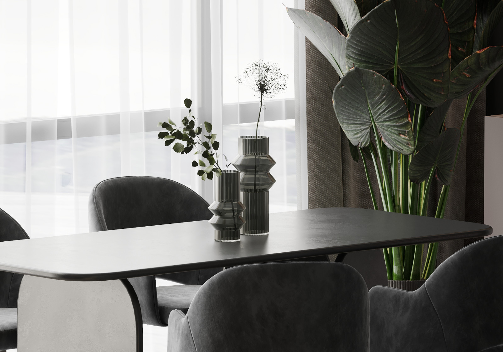 Гостиная-кухня